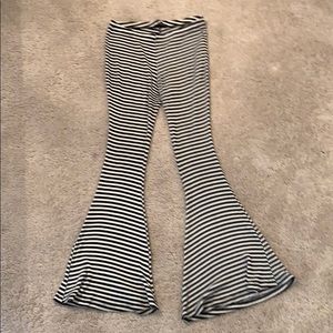 Flare Striped Pants